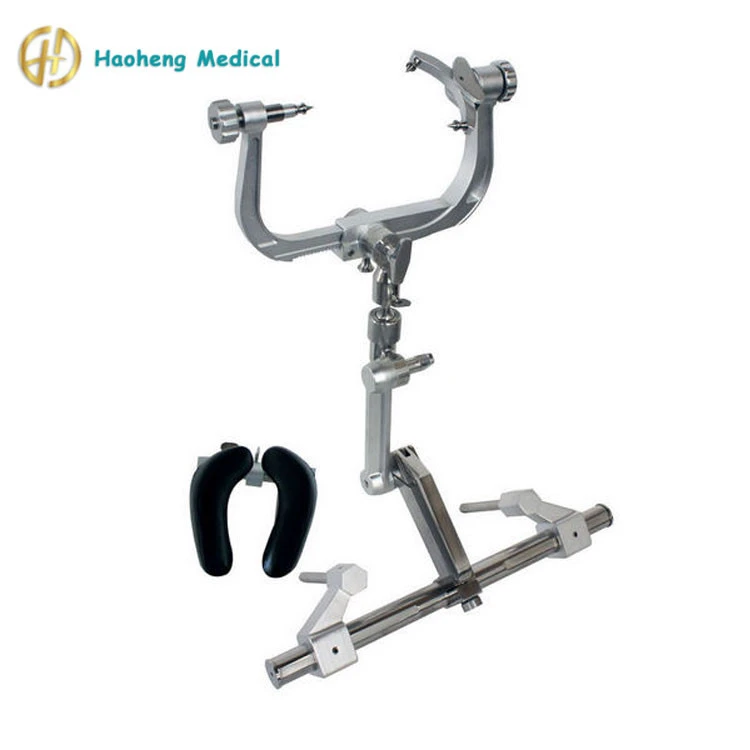 Brain surgery instruments neurosurgery head frame with adult horseshoe headrest