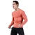 Breathable Mens Compression t shirt Dry Fit Green Fitness Wear Long Sleeved Training Jogging Wear