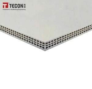 Building And Concrete Slab Hollow pvc foam board For Formwork Scaffolding System