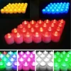Bulb Flameless battery Tea Light Party Light Waterproof Electric Led Tea Lights Float Candles for wedding birthday Christmas