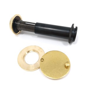 Burglar-proof security brass door viewer/peephole with needle