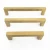 Import Cabinet Door & Kitchen Cabinet 12x12mm Drawer Brush Brass Gold Square Pull Stainless Steel Handle from China