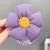 Import Candy color big flower cotton-filled hair ties kids hair accessories elastic hair bands from China