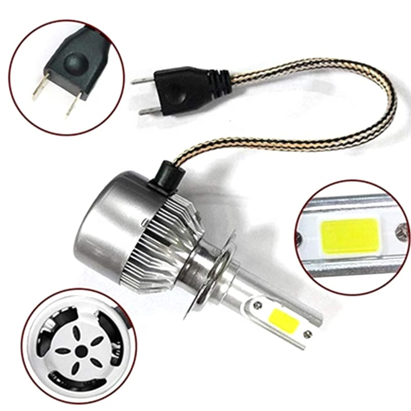 Car Accessories c6 led auto headlight h7 led bulb car led headlights kit