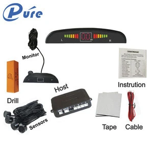car reversing aid electronic parking sensor system ,reverse parking assist,led display car parking sensor device