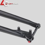 Carbon Cyclocross Bike Fork 29er Tapered 3K/UD Disc Brake Bicycle CX Fork