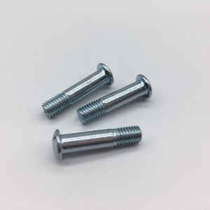 carbon steel M8 zinc plate cross recessed round head screw