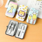 Cartoon Stainless steel nail clipper set household pedicure clipper nail clipper
