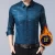 Import casual spring luxury plaid long sleeve slim fit men shirt streetwear social dress shirts from China