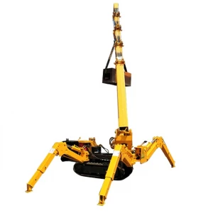 CE/ISO Remote Control Telescopic Boom Mini Spider Crane Home Use Spider Crane