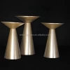 Celebration party metal cone-shaped cake table plinth table display cocktail table stand
