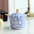 Import Ceramic blue marble tea cup set porcelain 15pcs coffee teapot set from China