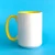 Import Ceramic Mug Stoneware Mug With Print With Blank inner color and handle color mugs For Home Restaurant 425 Ml 15oz Coffee Mug from China