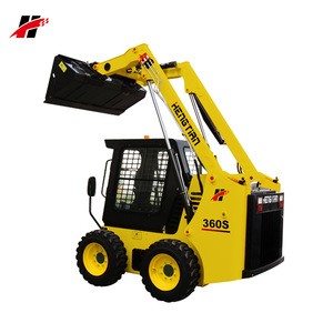 Certificate Construction Machinery/heavy Equipment/ Compact 800kgs Skid Steer Wheel Loader for sale
