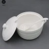 cheap and hot factory ceramic sanding finished soup pot set