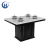 Import Cheap and practical hot pot dining table marble table shabu shabu buffet Restaurant Hotpot Tables from China