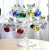 Import Cheap Christmas Tree Hanging Ornaments Decorations Crystal Glass Apple Balls Crafts New Year Sale Holiday Figurines from China
