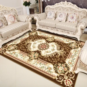 Cheap Factory Price High-End Luxury 3D Printed Washable Living Room Carpet With 100% Safety