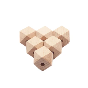 Cheap Price Natural Wooden Beads Customized Baby Wooden Beads Bulk Wholesale