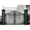 Cheap wrought iron fence gate backyard iron gate villa wrought iron gate