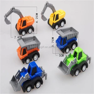 Cheaper Funny mini plastic kids toy pull back truck