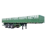 Chengda Factory 3 Axle 12 Wheel Cargo Fence Semi Trailer for sale