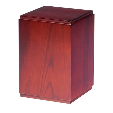 Cherry Finish Wooden Urns wood Pet funeral Urn Keepsake Cremation Urns for human ashes