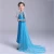 Import Children Halloween Costumes Blue Sequined Wedding Maxi Elsa Princess Dress from China