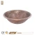 Import China Factory High Quality Bathroom Round Coffee Color Copper Vanity Sink Lavatory Basin from China