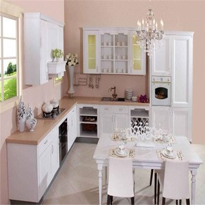 China Factory Manufacture Modern Hot Sale Modular Small Wood Kitchen Cabinet Design for Global Projects