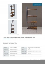 China Factory Promotion Book Shelf Wooden Shelf Metal Shelf Rack