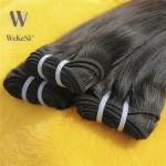 China Free Sample Free Shipping The Best Selling Double Drawn Thick Ends Remy Human Hair Extensions Sew In Weave