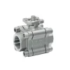 China Industrial 3PC Variable Ball Valve, High Quality 304&316 Stainless Steel