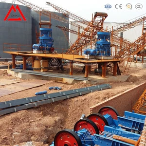 China made complete mobile rock crushing plants used in stone aggregate production line