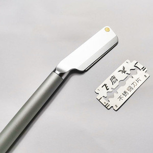 China Stainless steel Professional men Manual Shaver straight razor
