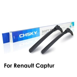 China wenzhou produce high quality rubber boneless wiper for Renault Captur,silicone auto wiper blade,windscreen wiper blade