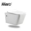 Chinese bathroom cera sanitary ware Rimelss one piece toilet suite LR3980 Square bowl