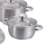 Import Chinese Imports Wholesale Stainless Steel 12 Pcs Kitchen Pots And Pans Cookware Sets from China