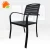 Import Chinese Style Metal Poly Wood Chair Oval Plastic Restaurant Modern Dining Table Set from China