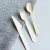 Christmas Cutlery Party Wooden Spoons And Forks Disposable