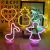 Import Christmas Decorative OEM Designs Rainbow LED Neon Lamp Lights from China