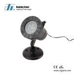 Christmas Outdoor Waterproof IP65 Snowflake Decoration Light White/RGB Snow Light Garden Laser Light 12 Patterns Led