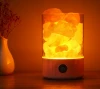 Chuse Amazon 2021 Himalaya Crystal Salt Lamp Colorful Usb Night Light Natural Negative Ion Air Purification Bedroom Table Lamp