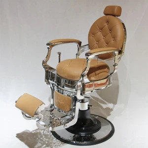 classic aluminum foldable barber chairs antique waiting chairs