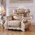 Import Classic Design Antique Carved Wooden  Luxury Living Room Furniture 7 Seater Large Sofa Set from China