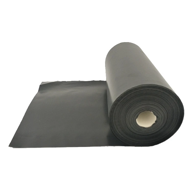 Clear / black polythene film roll sheet for construction project and paint protection