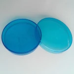 Clear Plastic Talcum Powder Case, Colors: clear, white, pink or custom