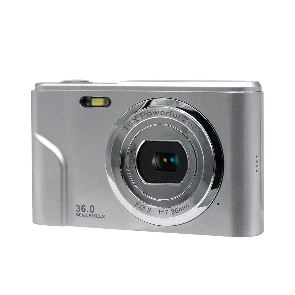 CMOS sensor point and shoot digital camera with 2.4 inch IPS screen up to 36MP