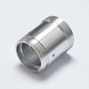 Cnc Machining Aluminum Turning round valve element sleeve