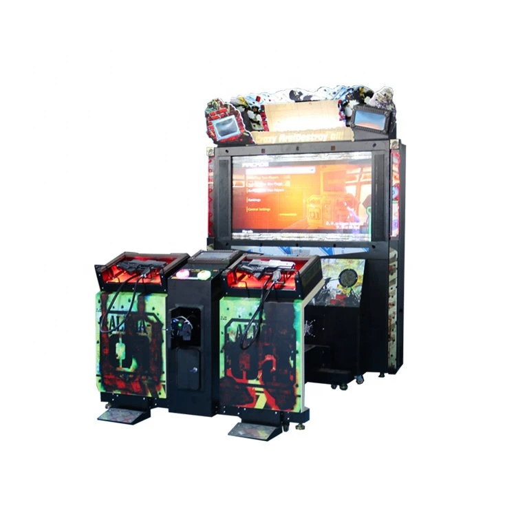 Coin Operated Arcade Games Machines Shooting 2 Players Shooting Simulator